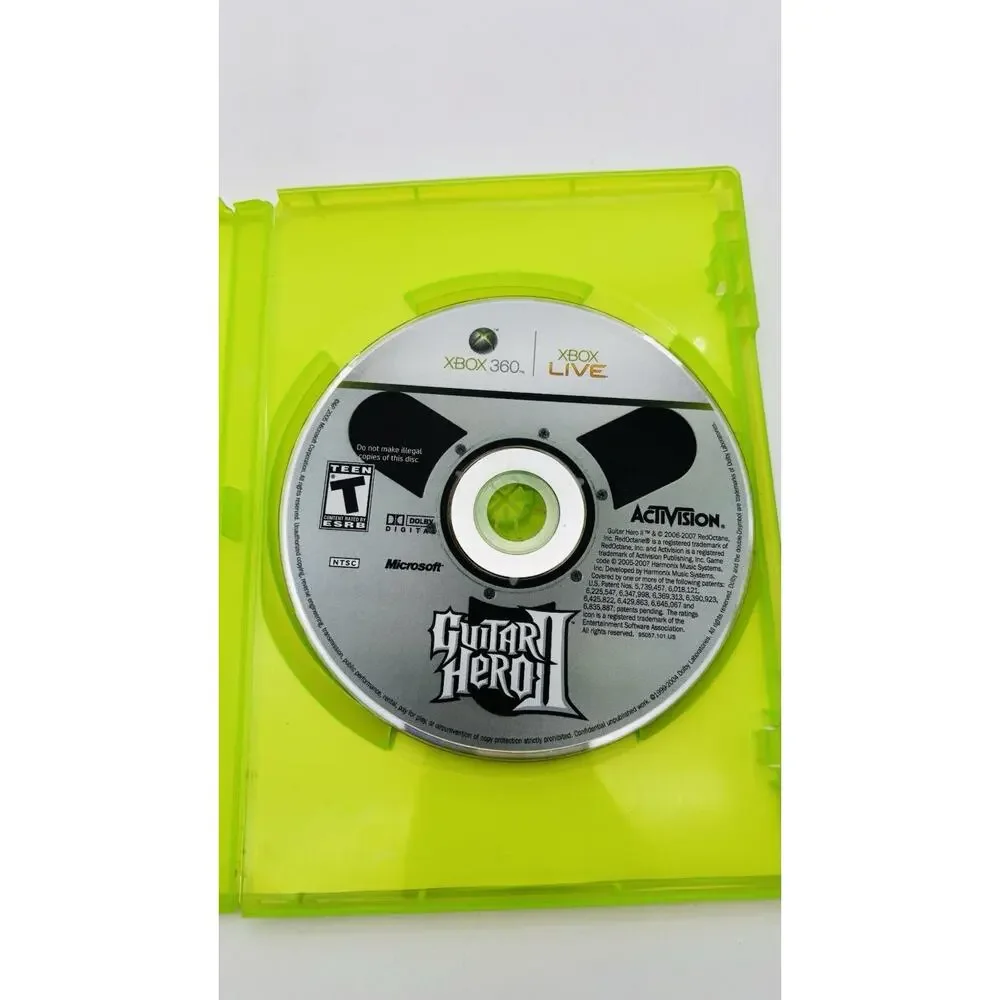 Guitar Hero II (Microsoft Xbox 360, 2007) Complete and Tested CIB VG Condition